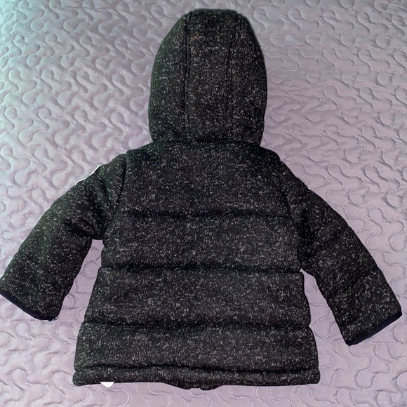 DKNY Baby Sweater Fleece Hooded Jacket - Picture 4 of 12